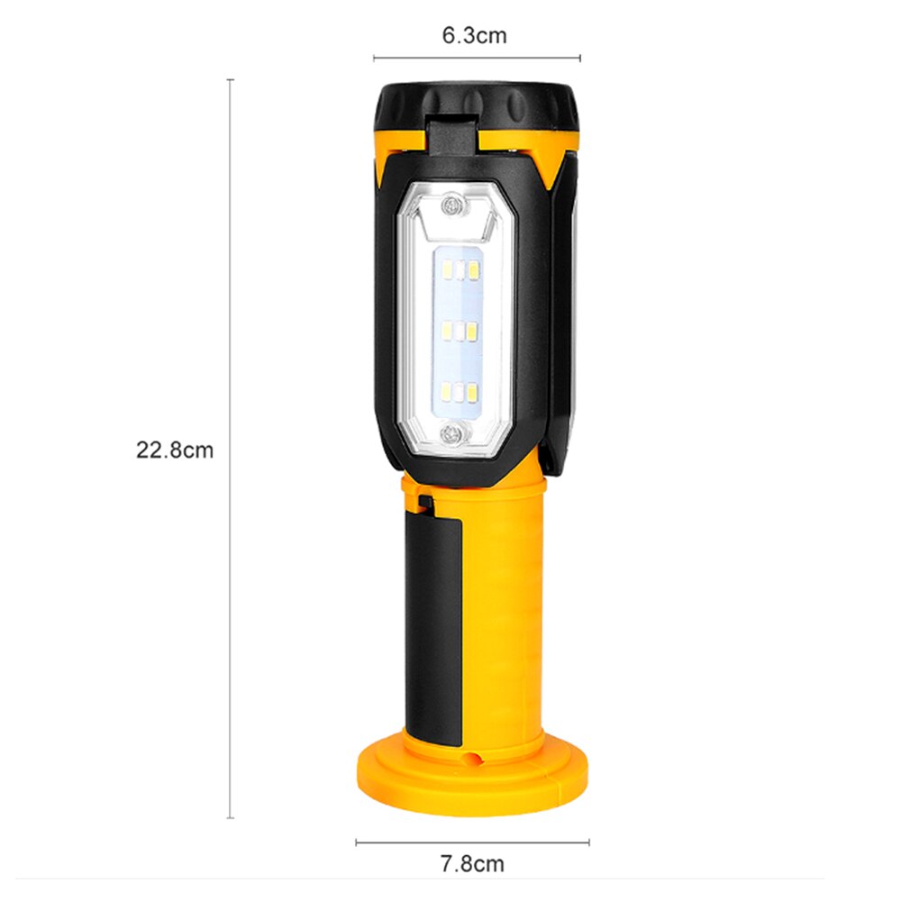 USB rechargeable led work light 3 kinds of deformation lighting, outdoor camping adventure night fishing repair emergency light