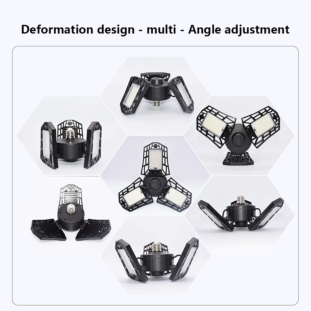 Lámpara Led Deformable, luz de punto Deformable, 270V, 300v, CA, plegable, luces para Garage LED, incluye controlador Led, lámpara de techo de 6000K, 40W/30W