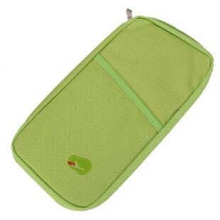 1pcs Folder Document Bag Multi Functional Long Paragraph Ticket Holder Printing Card Package Travel Passport File Package Zipper: A