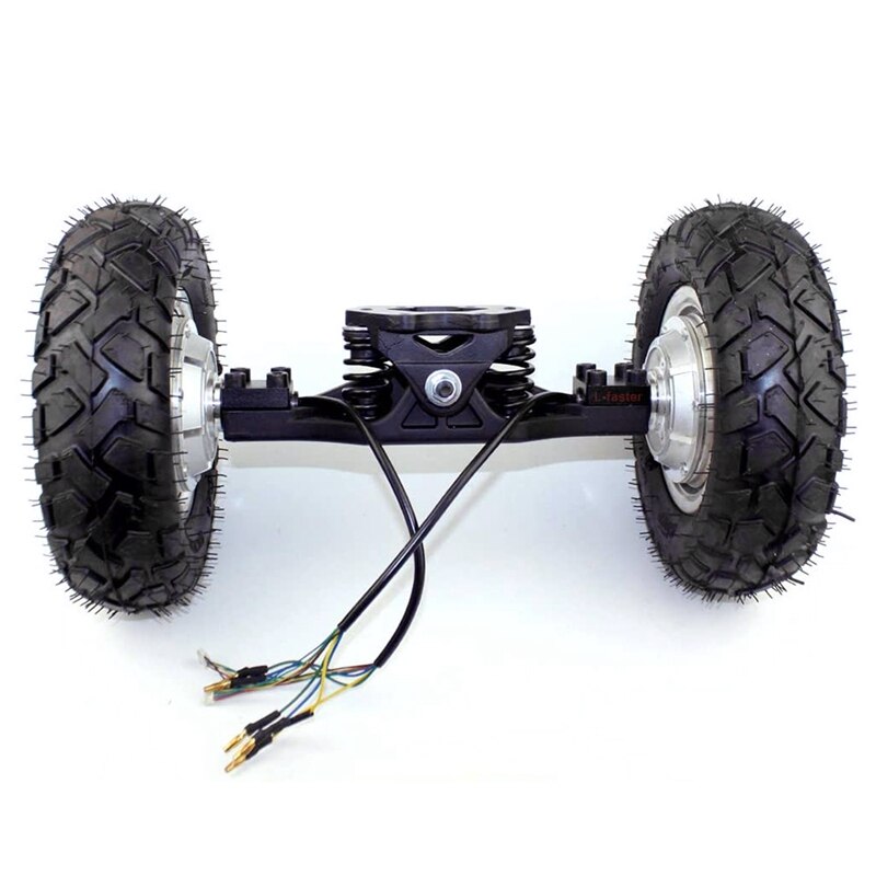 Off Road Skateboard Truck Voor Enkele As Hub Wiel Mountain Board Spring Truck Compatibel Met Hoverboard Motor Wiel