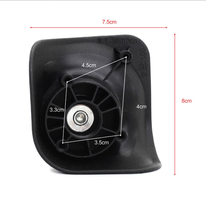 Suitcase Wheels Mute and Wear-resistant Universal Wheels for Luggage Bag Accessories Trolley Case Wheels Casters Accessory