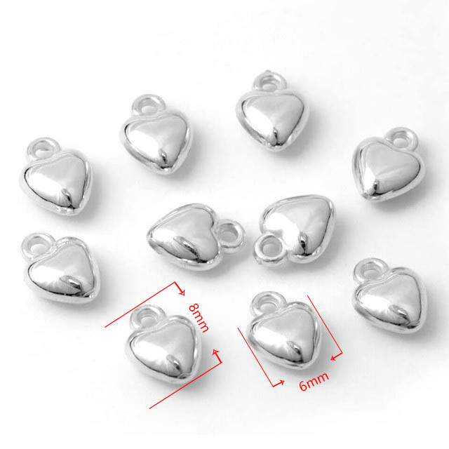 100 pièces 9mm étoile perle breloque or argent plaqué CCB plastique petit pendentif pour bijoux à bricoler soi-même faisant Bracelet collier boucle d'oreille pendentif: Couleur or