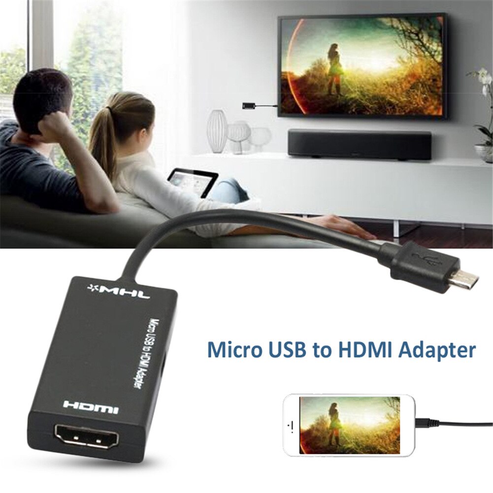 Micro Usb Naar Hdmi Tv Out Hdtv Mhl Adapter Kabel Voor Telefoon Of Tablet Voor Pc Laptop Projector Tv