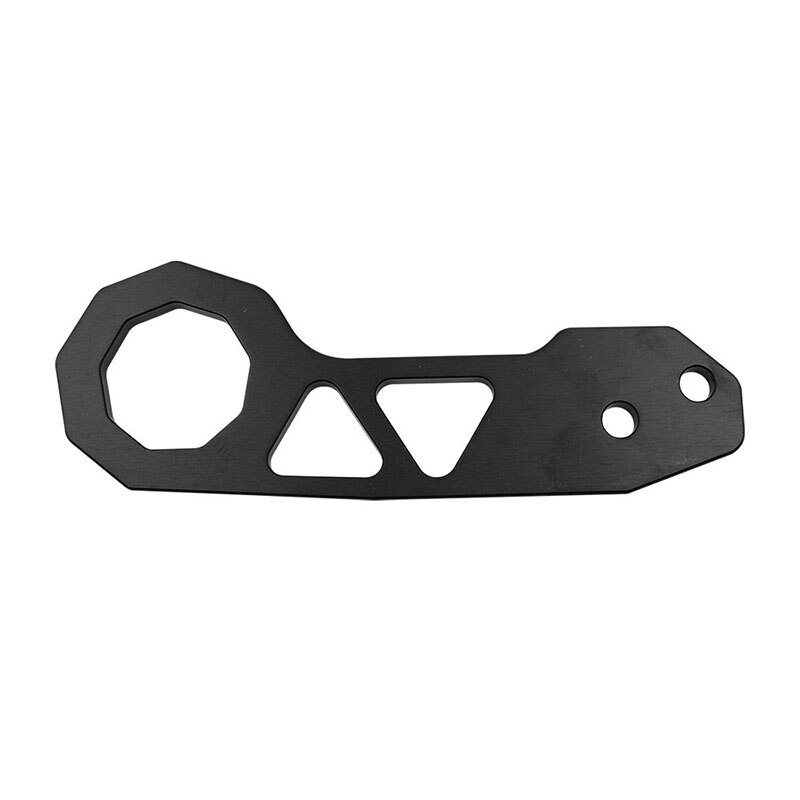 Rear Tow Towing Hook for Universal Car Trailer Ring Aluminum Alloy Racing Trailer Hook Auto Modification Parts: Black
