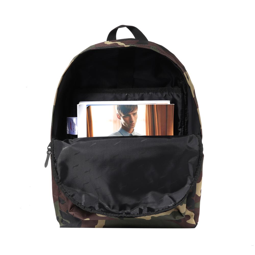 Li-Ning Unisex The Trend Backpacks 430*330*115mm Polyester Adjustable Strap LiNing Sports Hiking Bags Daypack ABSP182 EJAS19