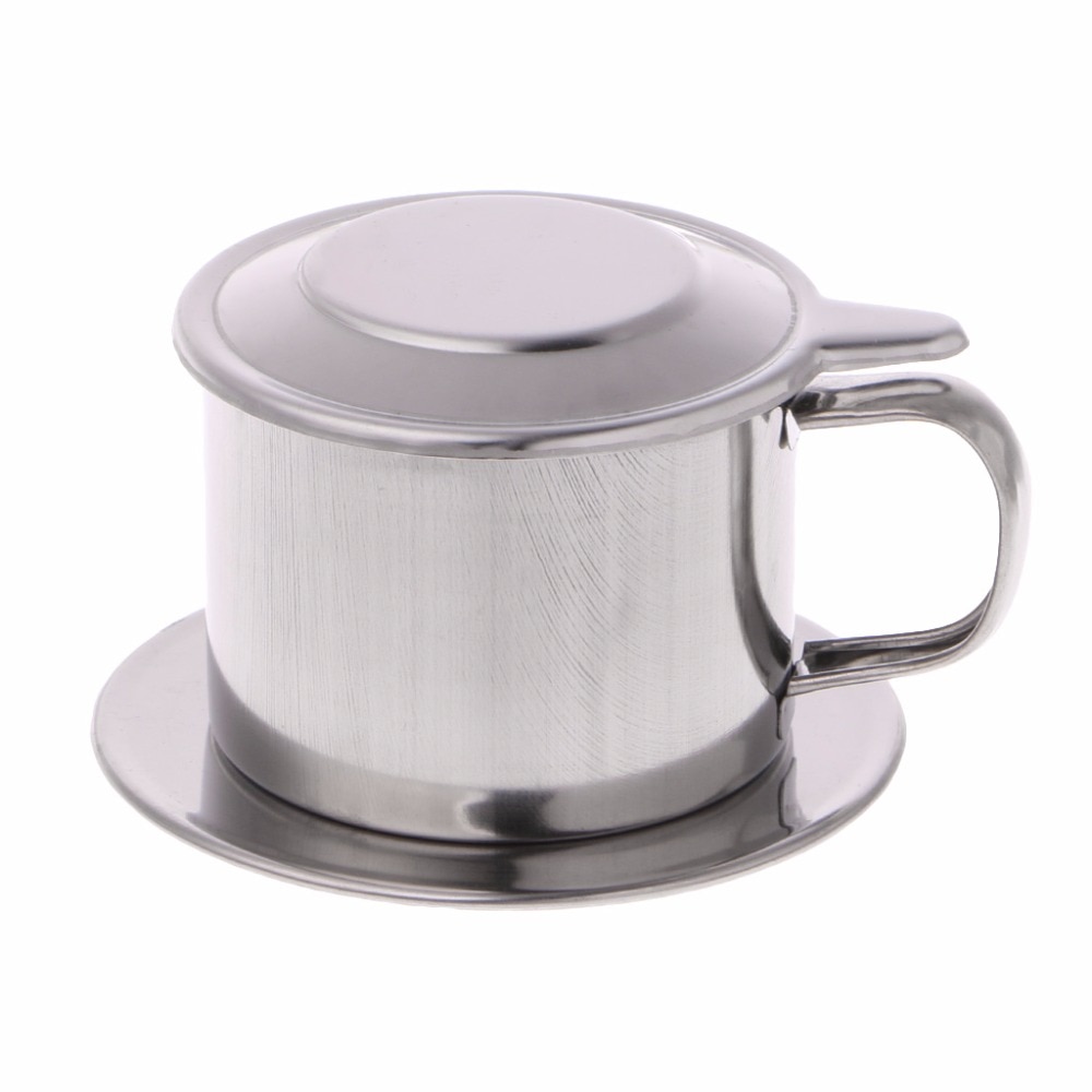 Vietnamese Koffie Filter Rvs Maker Pot Infuse Cup Serveren Heerlijke Huishoudelijke Koffie Accessoires S/L F20