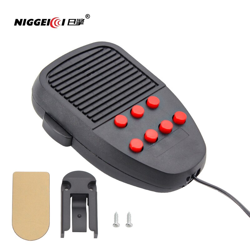 Autoleader 12v 150db auto waarschuwingsalarm 7- geluidstoon super luide sirene claxon pa-luidsprekersysteem 50w noodversterkers claxon