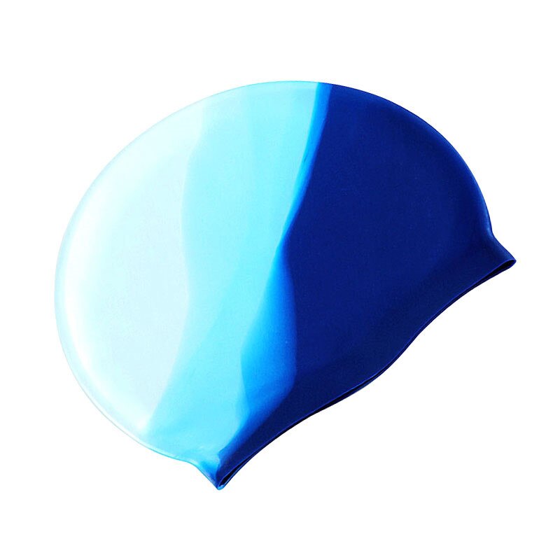 Nowy projekt dorosłych wodoodporne czepki kąpielowe silikonowe czepek pływacki mężczyzna kobiet duże rozmiary cukierkowe kolory czepek kąpielowy nosić kapelusz