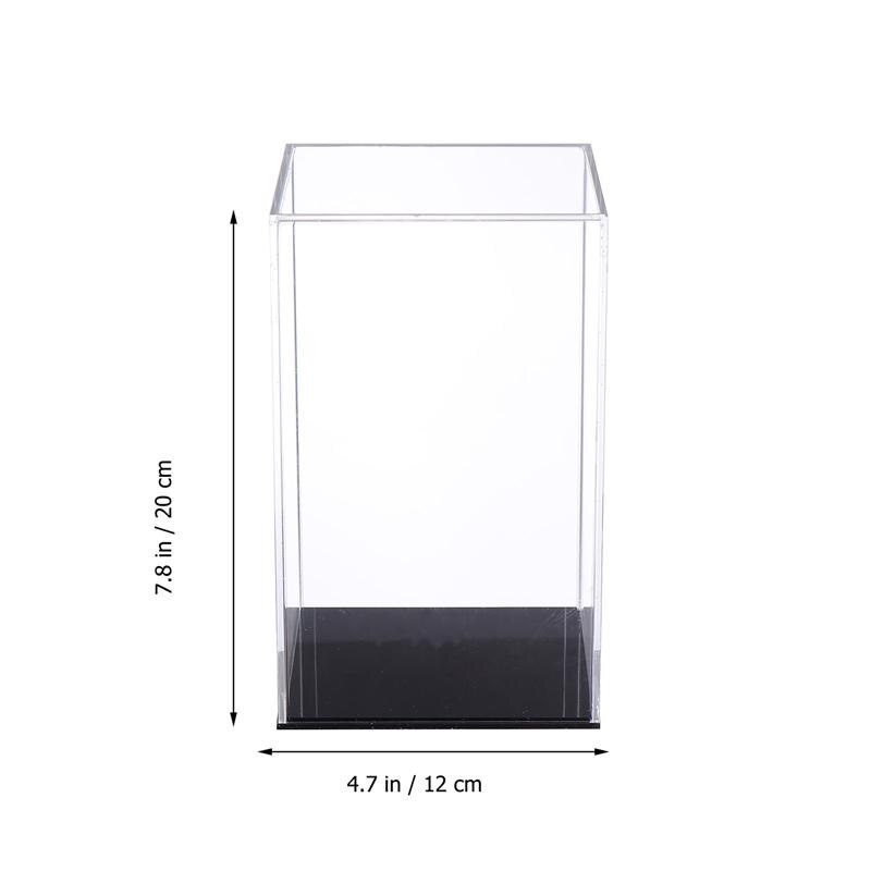 Acrylic Transparent Model Display Box Clear Model Box (Vertical Style)