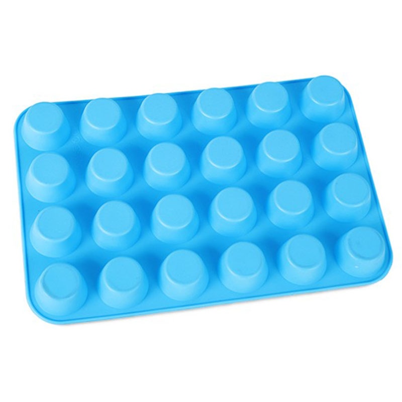 24 Rooster Cup Silicone Muffin Pan & Cupcake Bakken Pan Non-stick Siliconen Cake Ronde Mini Muffin Pan Vorm cake Decorating Mold
