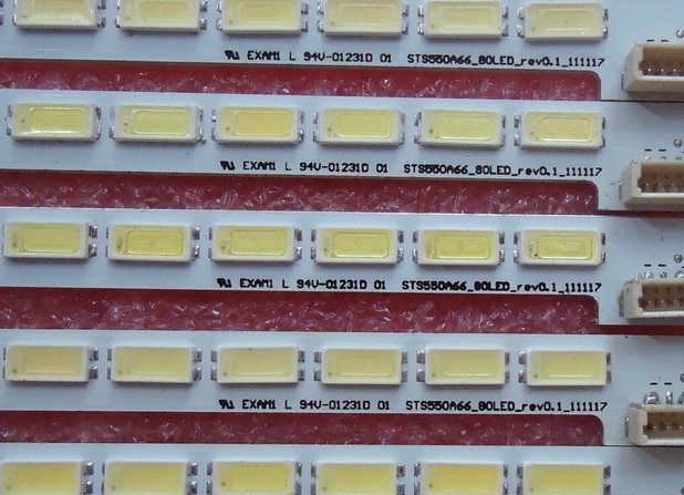 led backlight screen	LTA550HQ22 550HQ20 HQ16 LED strip LJ64-03515A STS550A66_80LED_rev0.1_111117 1 piece 80LED 676mm