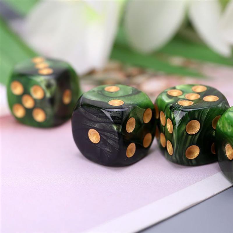 25 Stuks Polyhedral Acryl Dobbelstenen 6 Zijdig Game Dice Set Tafel Games Accessoires