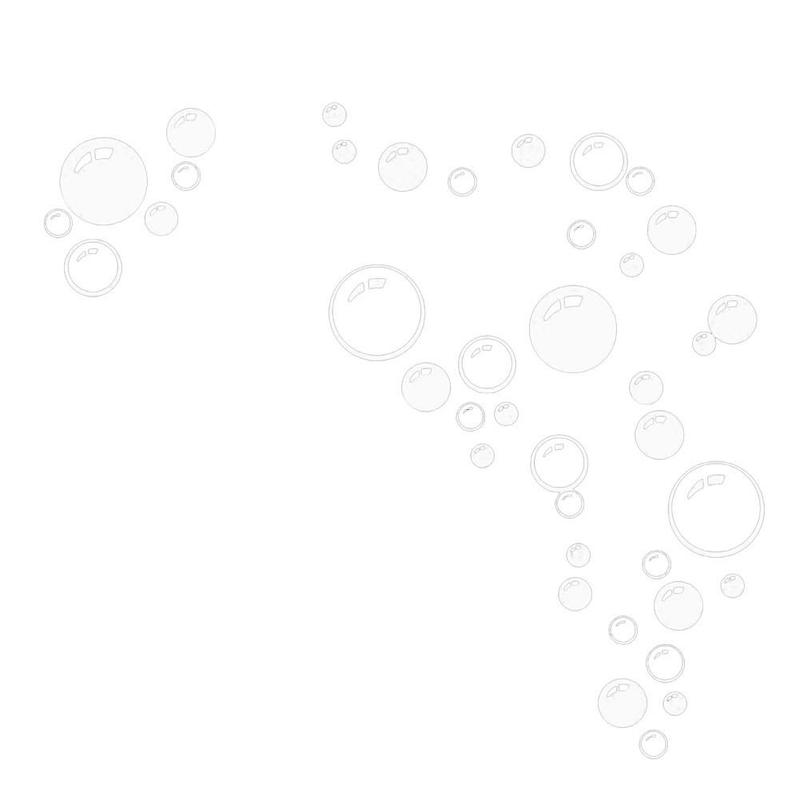 Cute Bubbles Wall Stickers Bathroom Shower Kitchen Art Decals Removable Waterproof Wallpaper Kids Bedroom Home Decor: white