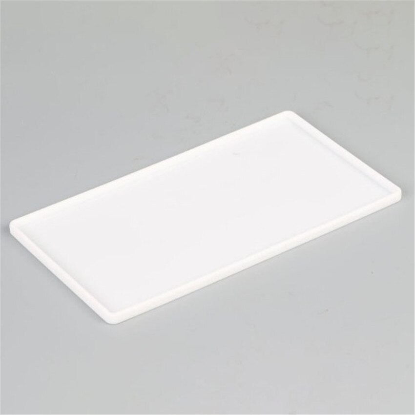 Silikon anti-skli isolasjonsputer bordbeskyttermatter kopp placemat kniver gafler pute underlag dårlig rengjøringsmateriell pads: Hvit