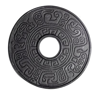 Støpejern tekanne base tebrett støpejern gryteholder pute japansk vannkoker boutique metall madrass tekanne tallerken tematte tilbehør: 07