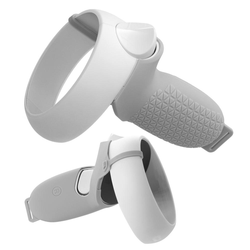Siliconen Vr Controller Accessoires Voor Oculus Quest 2 Vr Beschermhoes Controller Cover Skin Handgreep Covers Voor Quest2 #