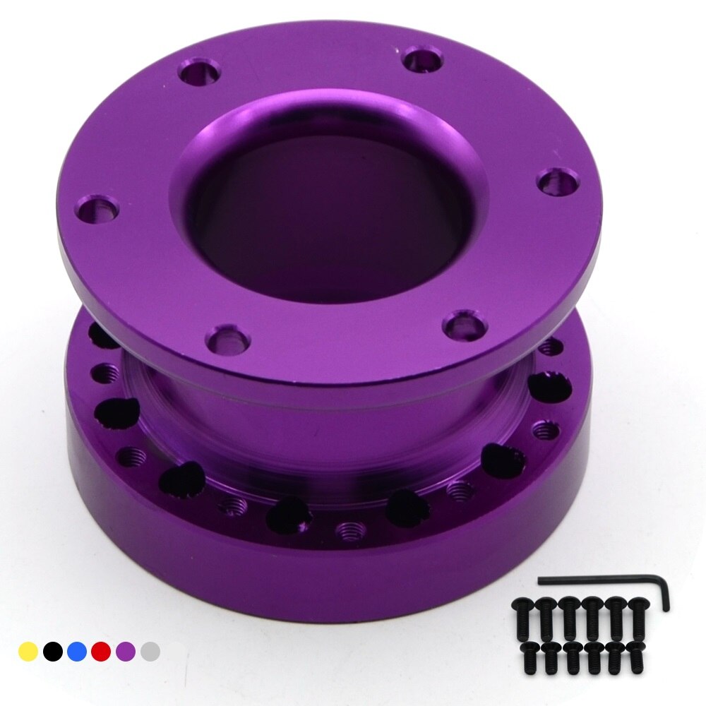 Universele Stuurwiel Hub Spacer 51Mm Stuurnaaf Boss Kit Adapter Spacer: Purple