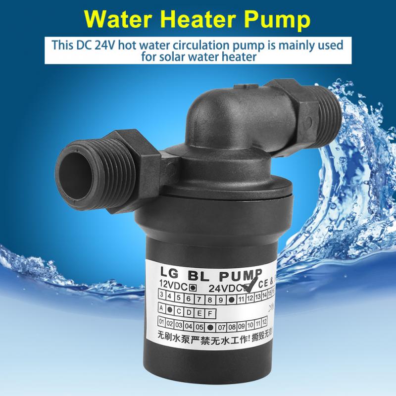 DC24V 18W Solar Pomp Warm Water Pomp Voor Zonneboiler Circulatie Techniek Water Circulatiepomp