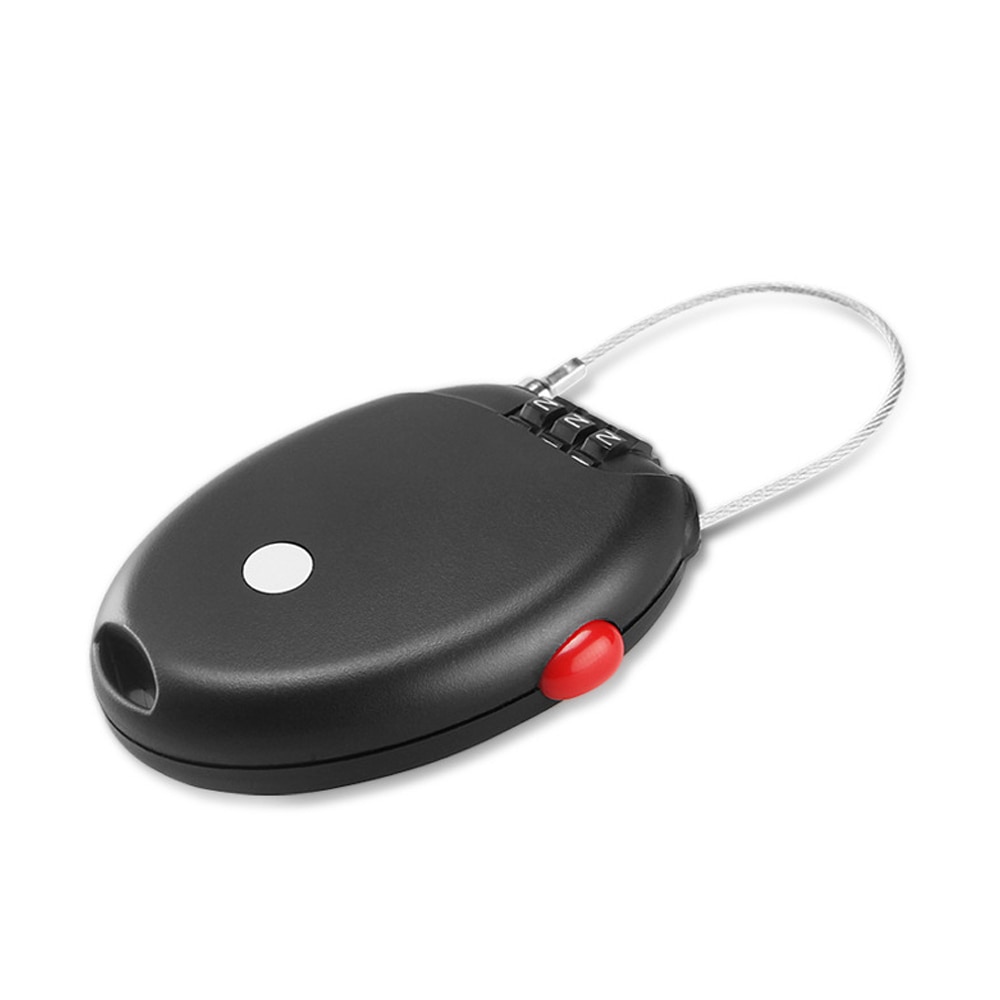 Mini Fietsslot Fietshelm Anti-Diefstal Sloten 3 Cijfers Combinatie Wachtwoord Racefiets Telescopische Kabel Lock Fietsen Lock