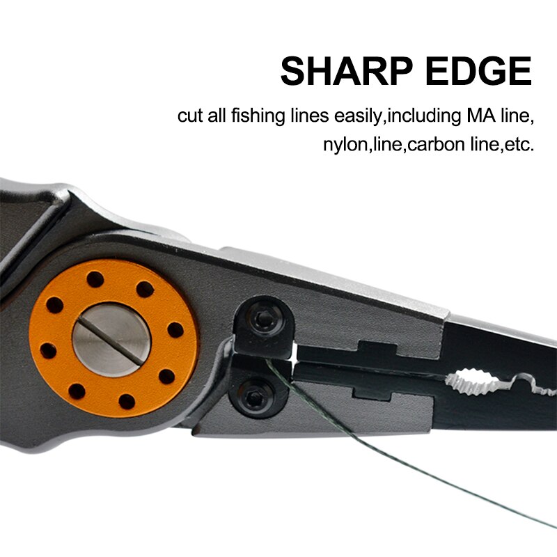 Fishing Tool Set Fishing Grip Gripper &amp; Line Cutters Fishing Pliers with Bag Multifunctional Aluminium Fishing Equipment