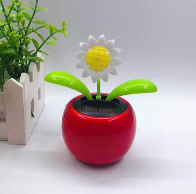 Magia Solar Powered Dancing Fiori Oscillante Bobble Regalo Del Giocattolo Auto Della Decorazione Della Novità Felice Danza Solare Giocattoli Regalo Per I Bambini: N