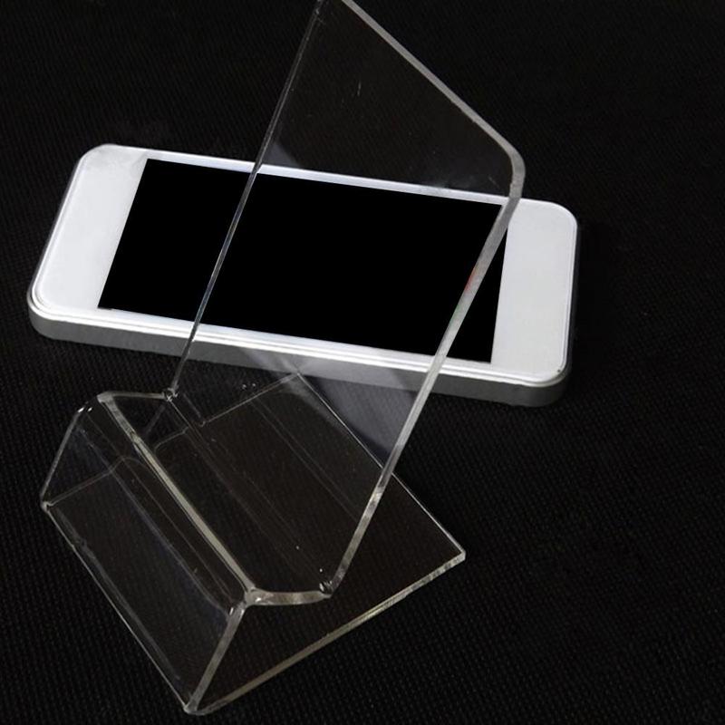 Acrylic Business Card Rack Business Card Clip Display Supplies Stationery Office Bracket Z8V6