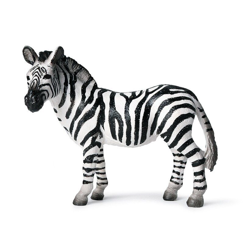 Classic Toy Figures Model Handmade Animal Zebra Accessories Boy's Furnishing Science Home Entertainment