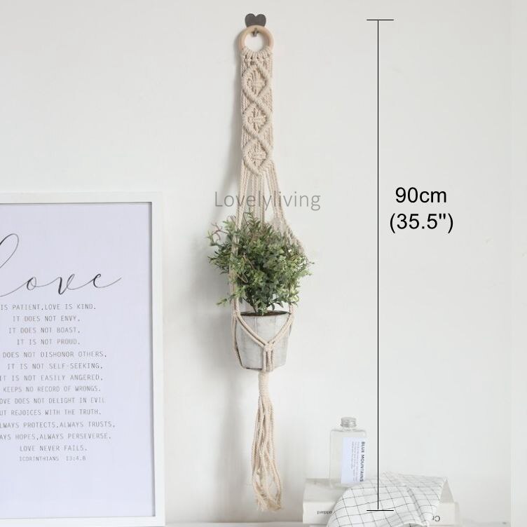 Macrame flower pot makrama macramé macetas colgantes macrame wall hanging planter makramee plant holder hanger