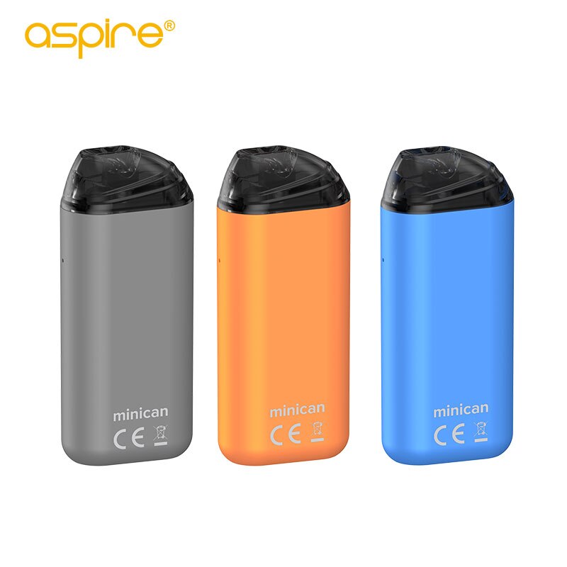 In stock Aspire Minican Pod 3.0ml Pod Cartridge with non-replaceable 1.0ohm mesh Electronic Cigarette Atomizer Vaper vaporizador