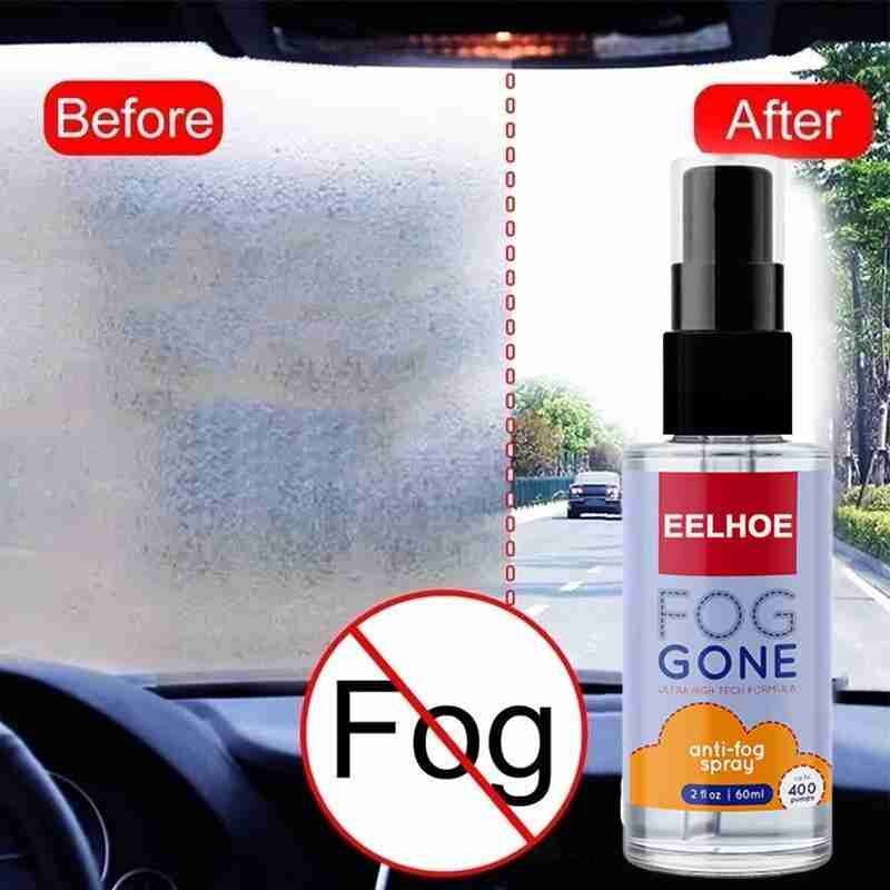 Car Anti-Fog Spray Prevents Fogging For Glass Windows Mirrors Glasses 60ml