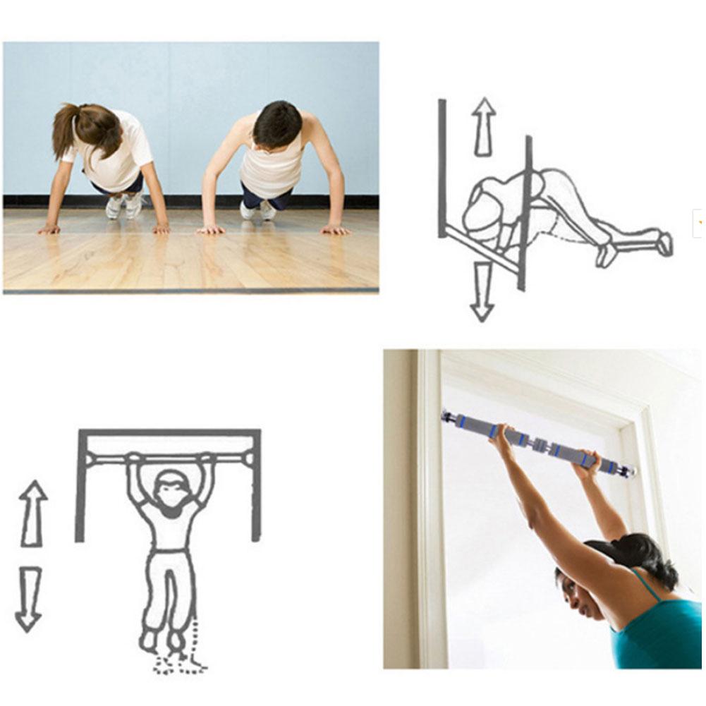 Fitness Equipment Gym Workout Door Pullup Bar Indoor Arms Exercise Build Up Pull-ups Training Aids Palestra Gimnasio