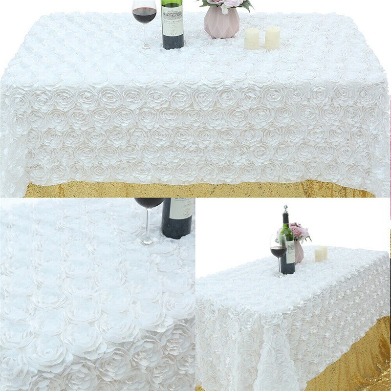 Nyeste bryllup blomster tutu bord nederdel fest fødselsdag festlig baby shower indretning blomst bord nederdel