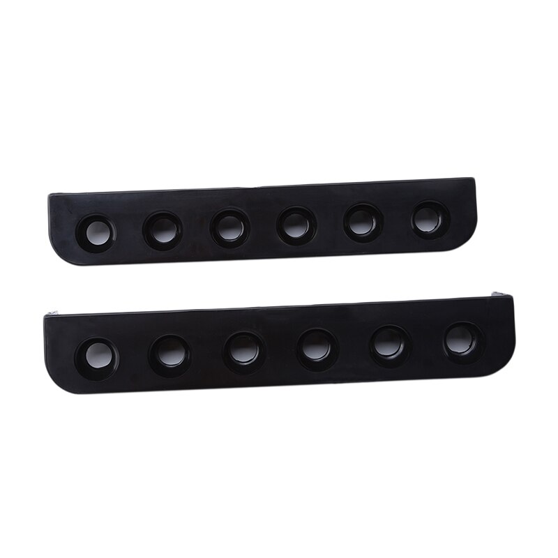 2Pcs/Set Plastic 6 Holes Plastic Pool Snooker Cue Stick Rack Holder Billiard Accessories