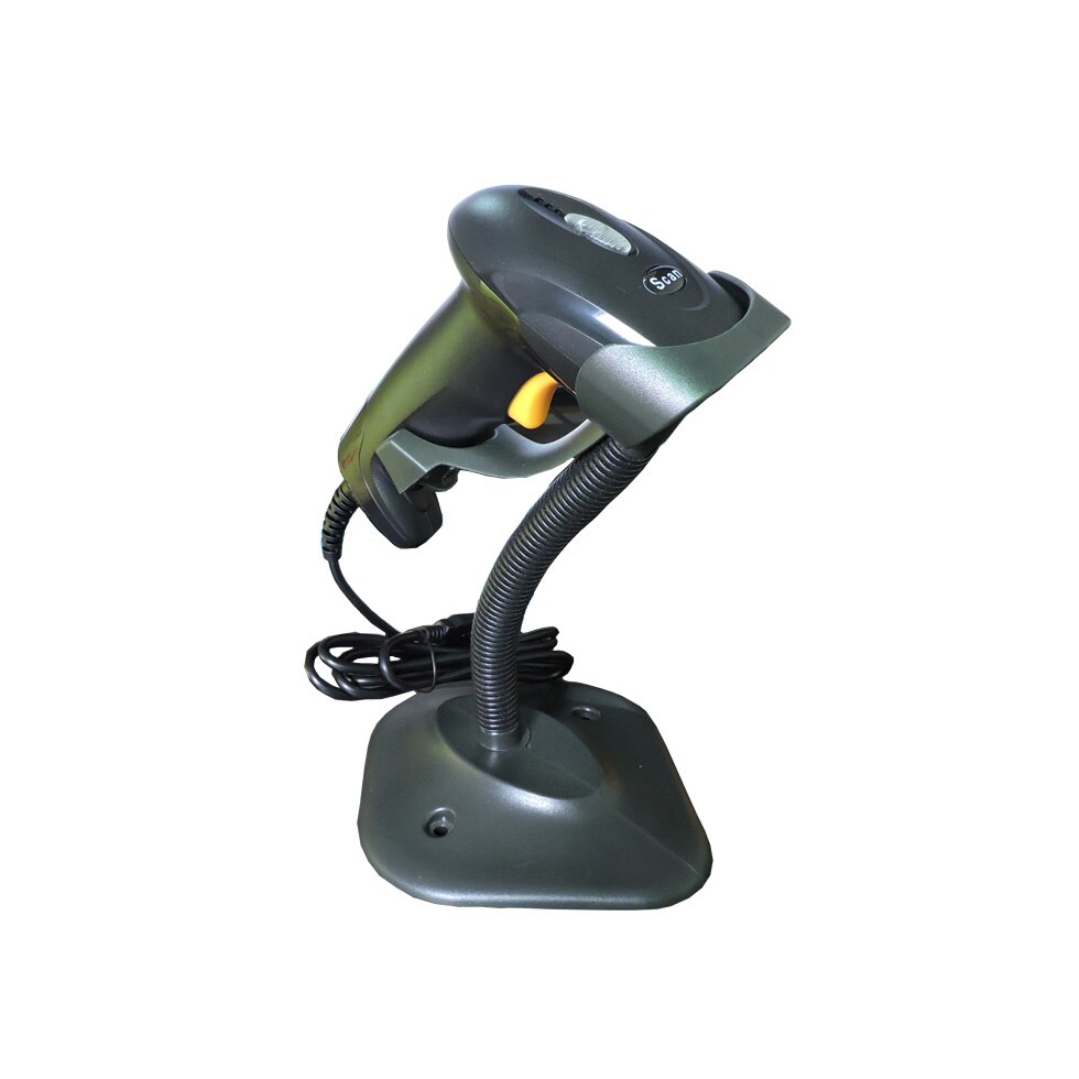 Stregkodescanner håndholdt scanner med standholder automatisk stregkodelæser automatisk scanning pos scanning til inventar