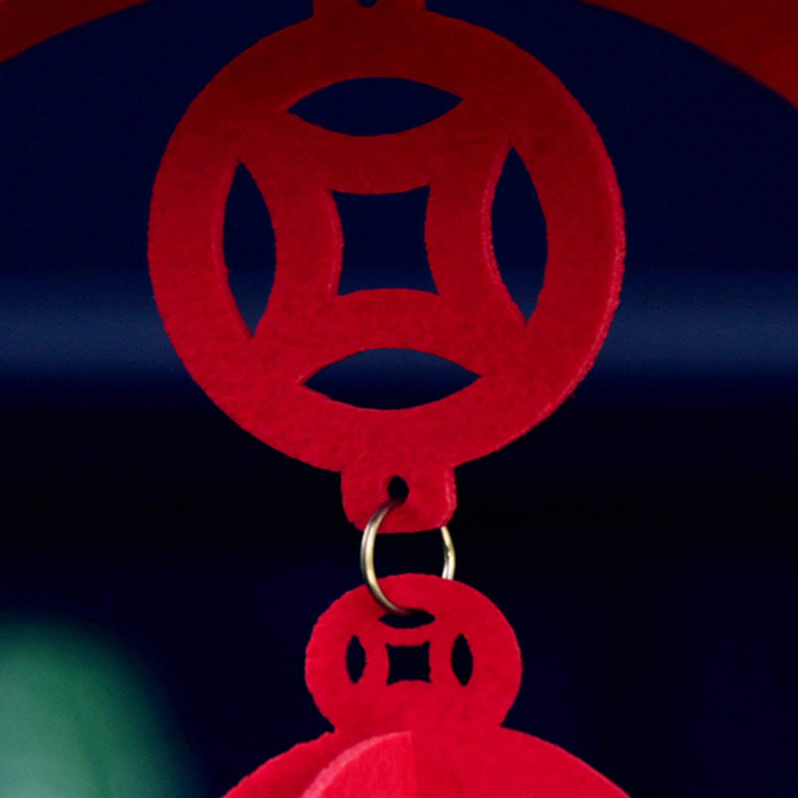 Chinese Year Square Palace Lantern Hollow Inlaid Spring Festival Decoration