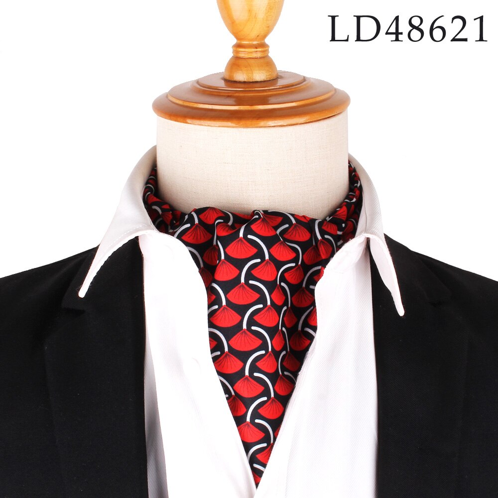 Neue Flora Männer Cashew Krawatte Hochzeit Formale Krawatte Ascot Scrunch Selbst Britischen Gentleman Polyester Weiche Krawatte Luxus Drucken Schal
