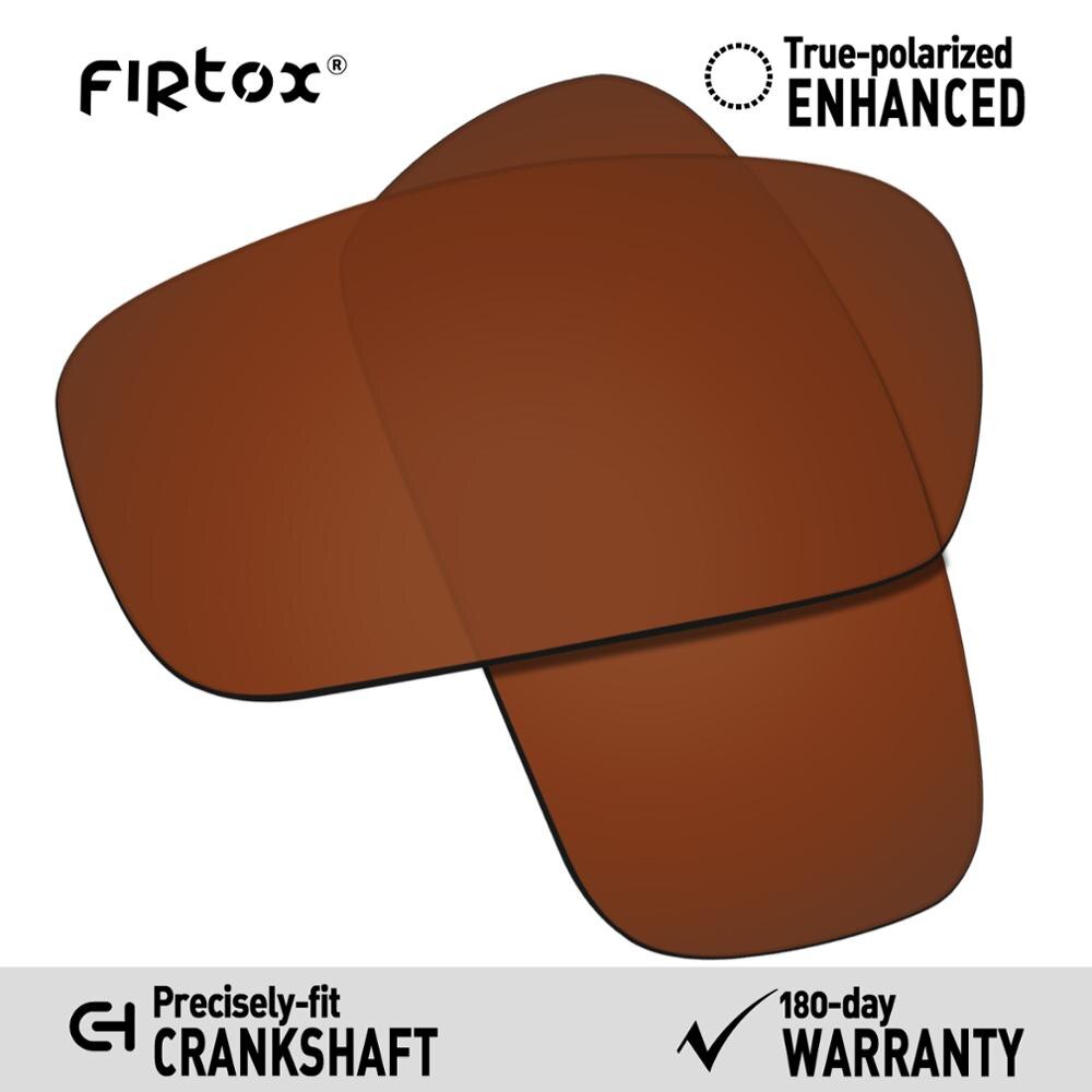 Firtox Wahre UV400 Polarisierte Linsen Ersatz für-Oakley Kurbelwelle OO9239 Sonnenbrille (Compatiable Objektiv Nur)-Mehrere Farben: Braun-polarisiert