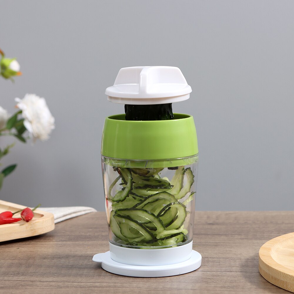 Spiral Carrot Spiralizer Grater Vegetable Accessories Veget Tools Manual Kitchen Handheld Cutter Slicer Gadget Shredder Peeler