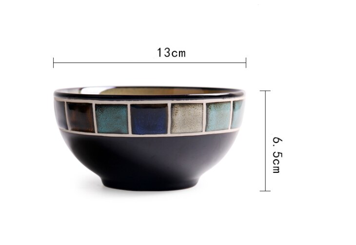 Cartoon Dinner Plate Set Ceramic Kitchen Plate Breakfast Tableware Set Food Dishes Rice Salad Noodles Bowl Soup Kitchen: 5