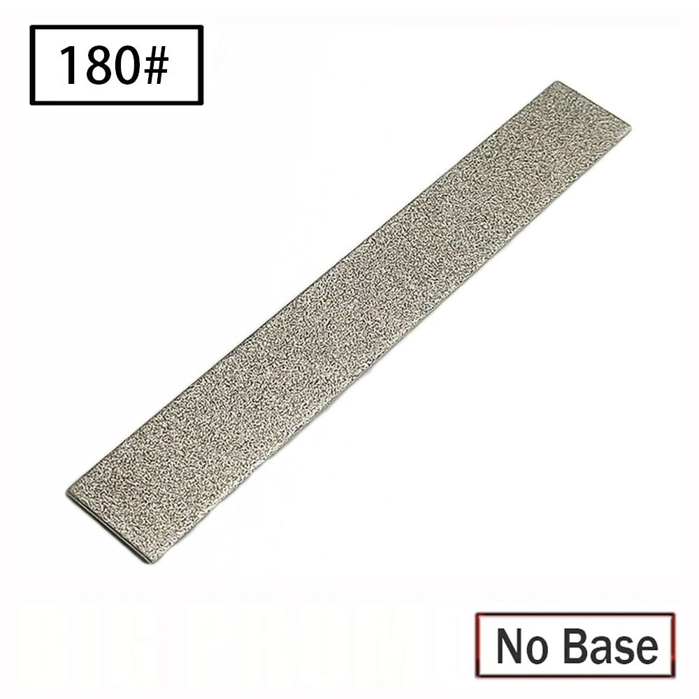 Disco de pulido de esmeril galvanizado Rectangular, tira de pulido de diamante, herramientas de afilado abrasivo, 80-3000Grit, 150x20mm, 1 unidad: Plata