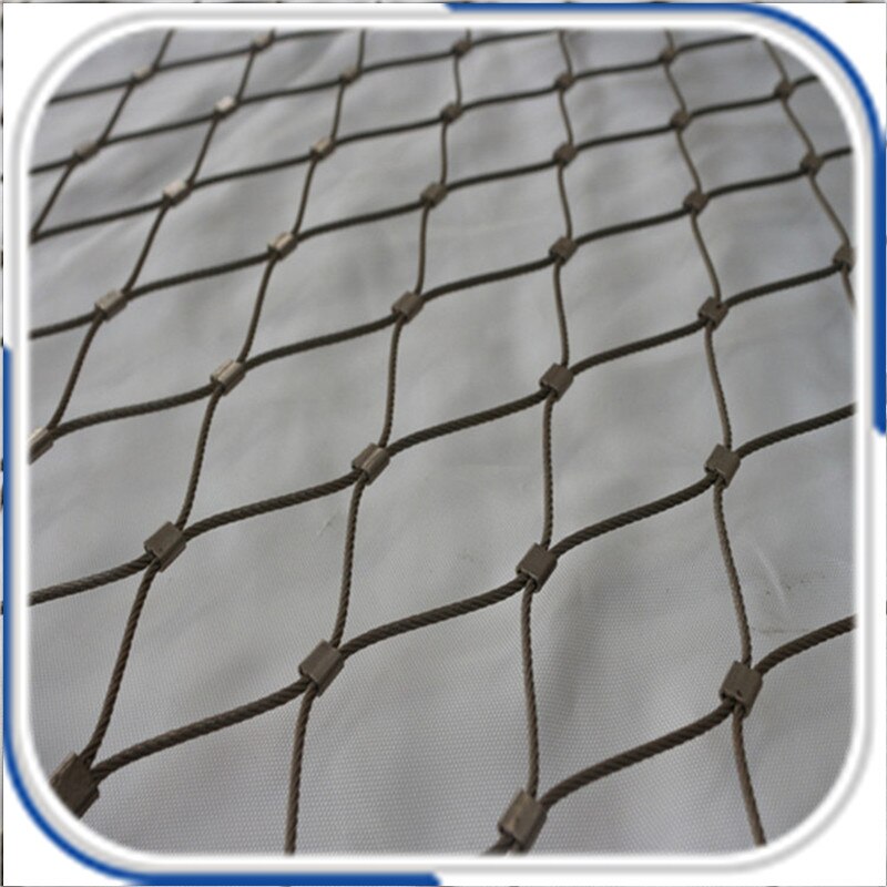 Excellent flexibility stainless steel wire rope mesh for balustrade