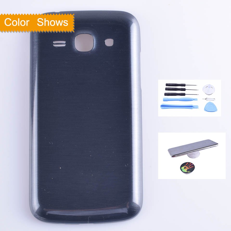 Batterij achterklep voor samsung galaxy ace 3 s7270 7270 s7272 7272 s7275 s7275r vervanging van de batterijbehuizing aan de achterkant: Zwart met cadeau