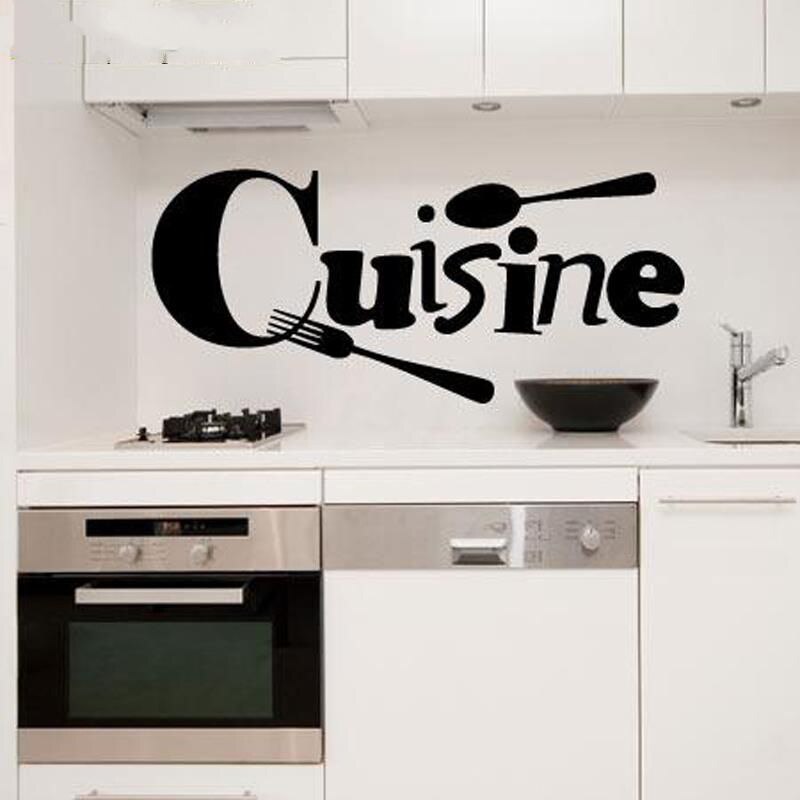 3PCS Cuisine Stickers French wall stickers home decor wall decals for kitchen home decoration decal Wallpaper decor wall poster