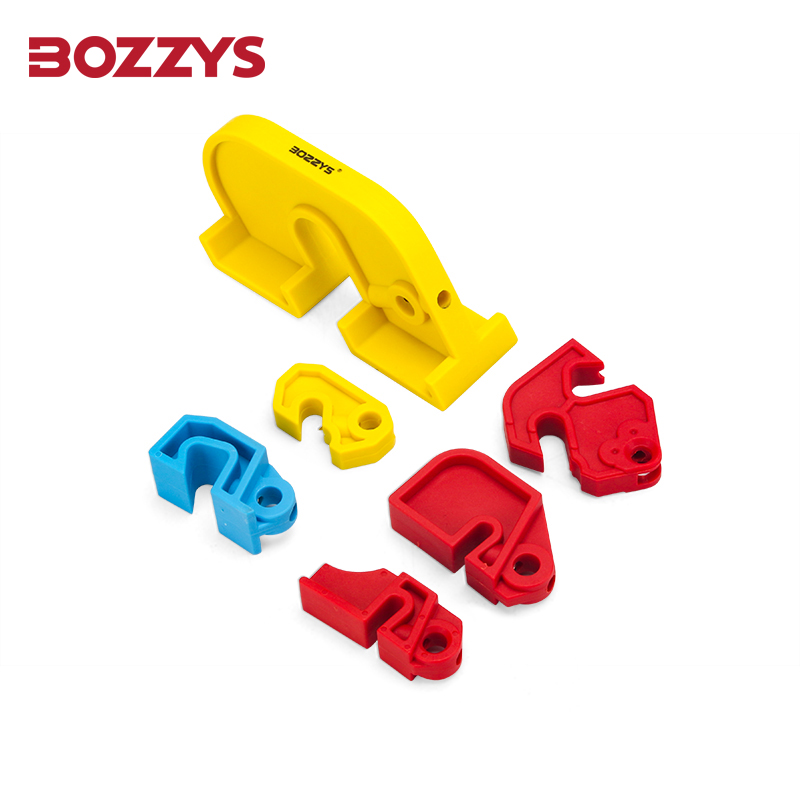 Extra Grote Plastic Stroomonderbreker Lockout Tagout-Apparaten Met Draaischroef Voor Industriële Elektrische Schakelaar: Zilver
