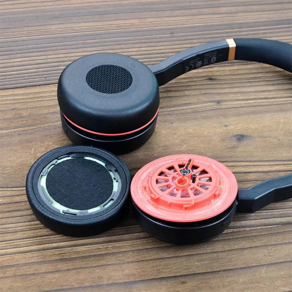 1 Pair Earpads Replacement Compatible For Jabra Evolve 75 75+ / 75 Uc / 75ms Evolve75 Earmuff Sponge Earphone Cover