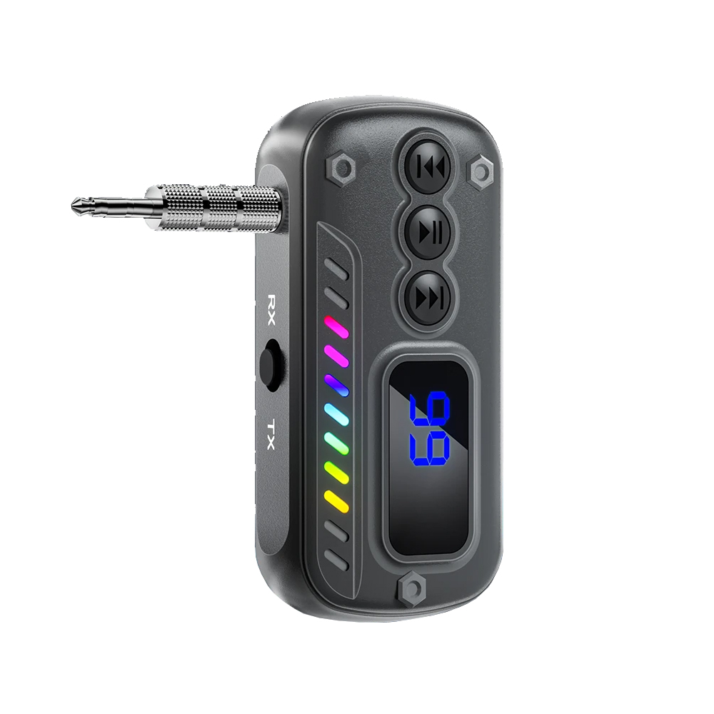Bluetooth 5.3 Transmitter Receiver Wireless Audio Adapter For Car Music Headphone Speaker 3.5mm Jack AUX Wireless Audio Adapter: Default Title