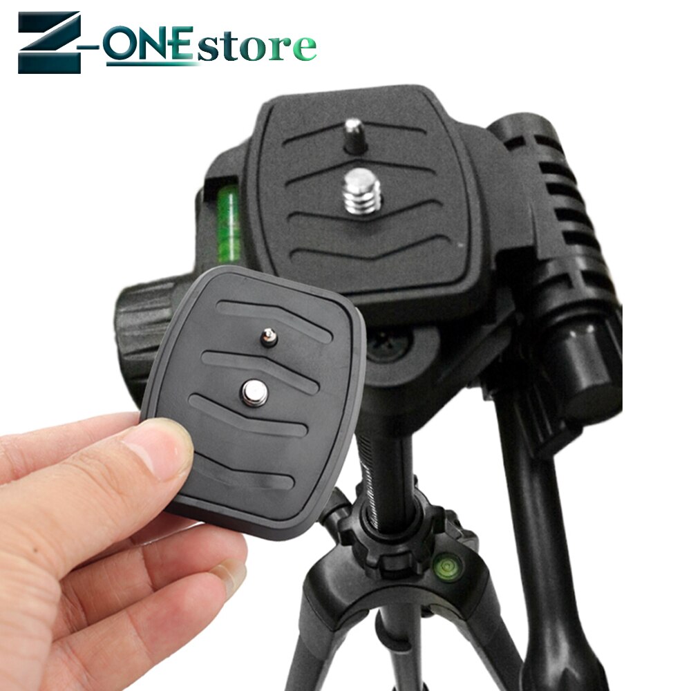 Quick Release Plate Screw Adapter Mount Head Tripod Monopods For DSLR SLR Camera Yunteng 3520 668 690 600 800 Tripod Heads