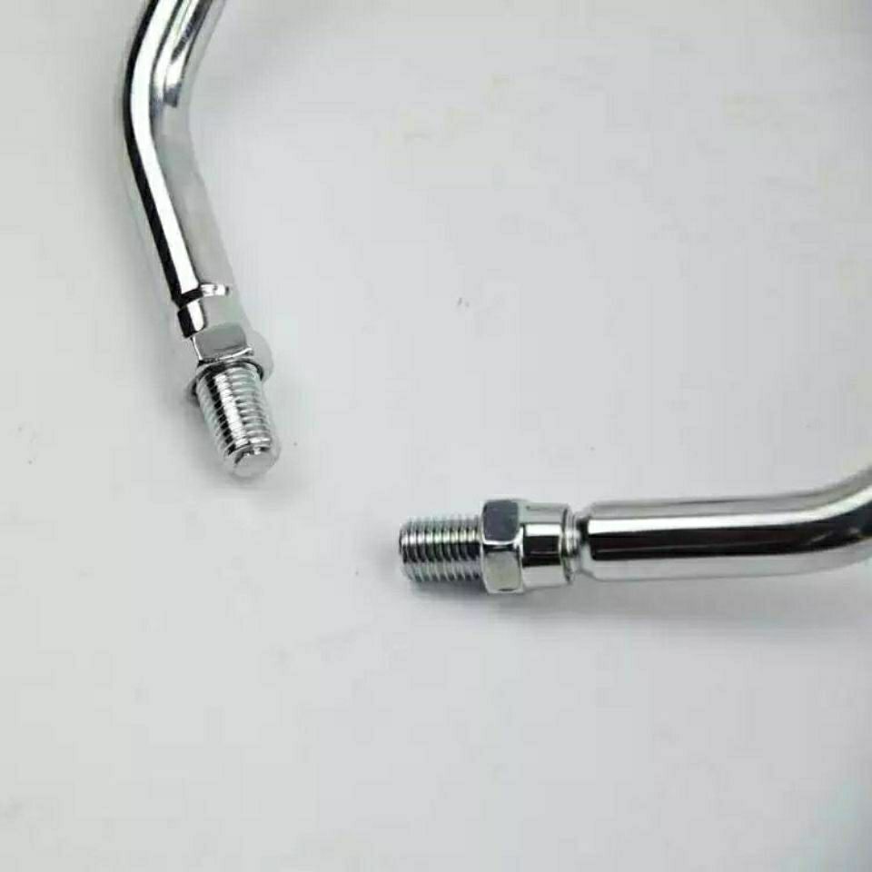 adatto per Haojue Suzuki motociclo HJ125 diamante leopardo d'argento leopardo retrovisore specchio riflettore parte posteriore Visualizza specchio Accessorie