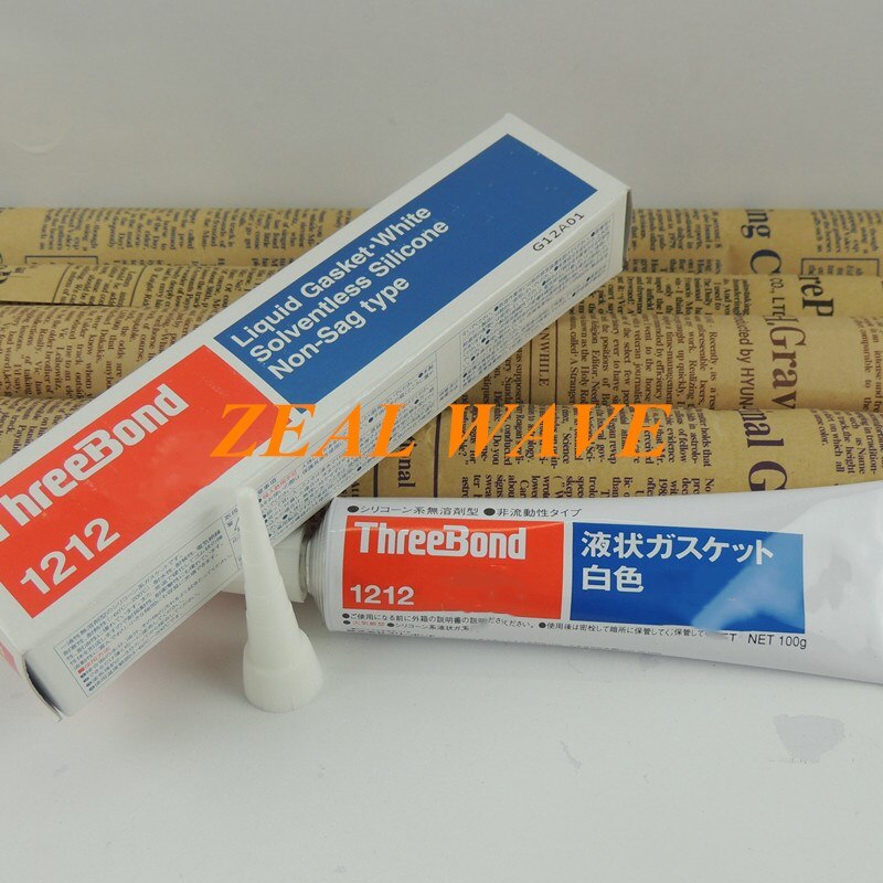 Japan ThreeBond 1212 Glue White Sealant Liquid Gasket Sealant Sea Water Resistant Non-Flowing 1PCS
