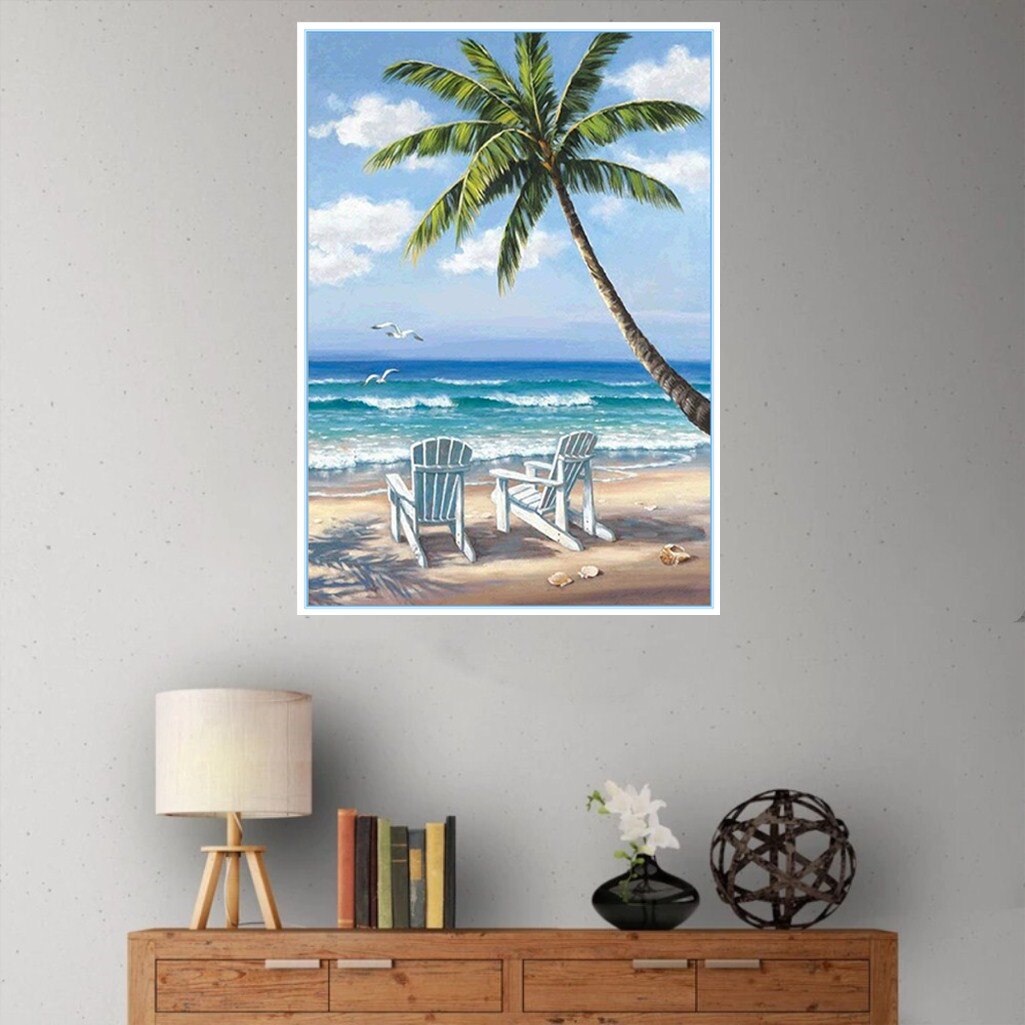 Full Pattern 5d Diy Diamond Art Embroidery Home Landscape Decoration Flower Diamond Painting Cross Stitch Year #T5P: E